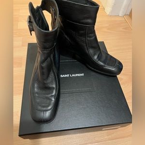 Saint Laurent genuine leather boots size 35